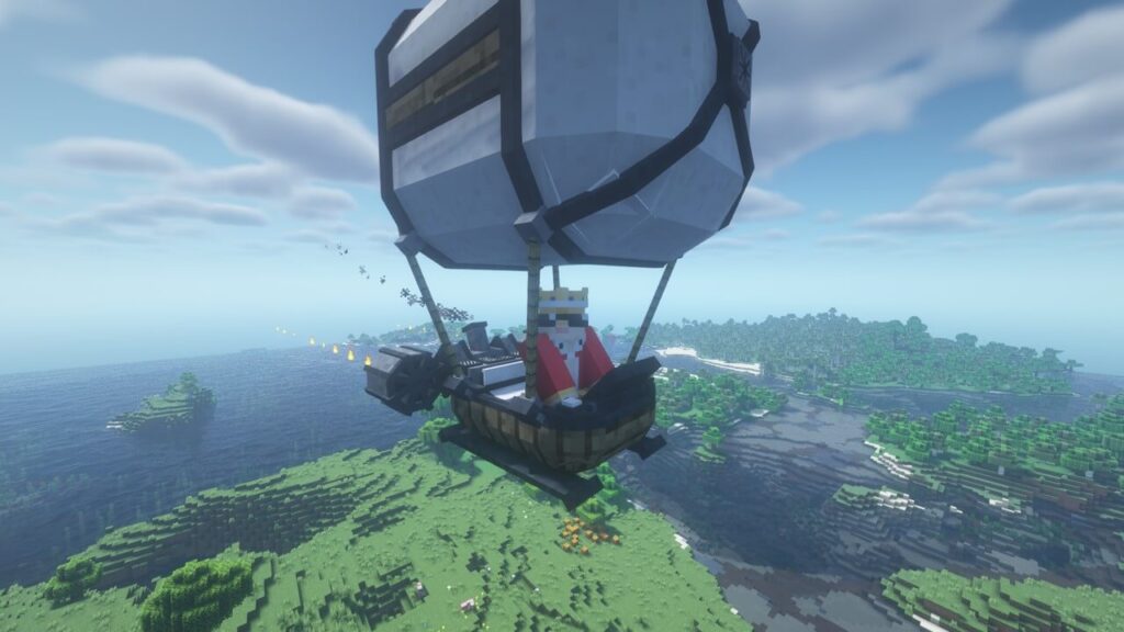 Minecraft 飛行船mod