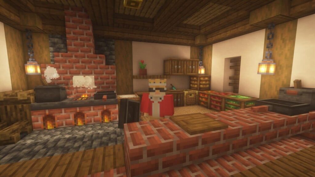 Minecraftのキッチン