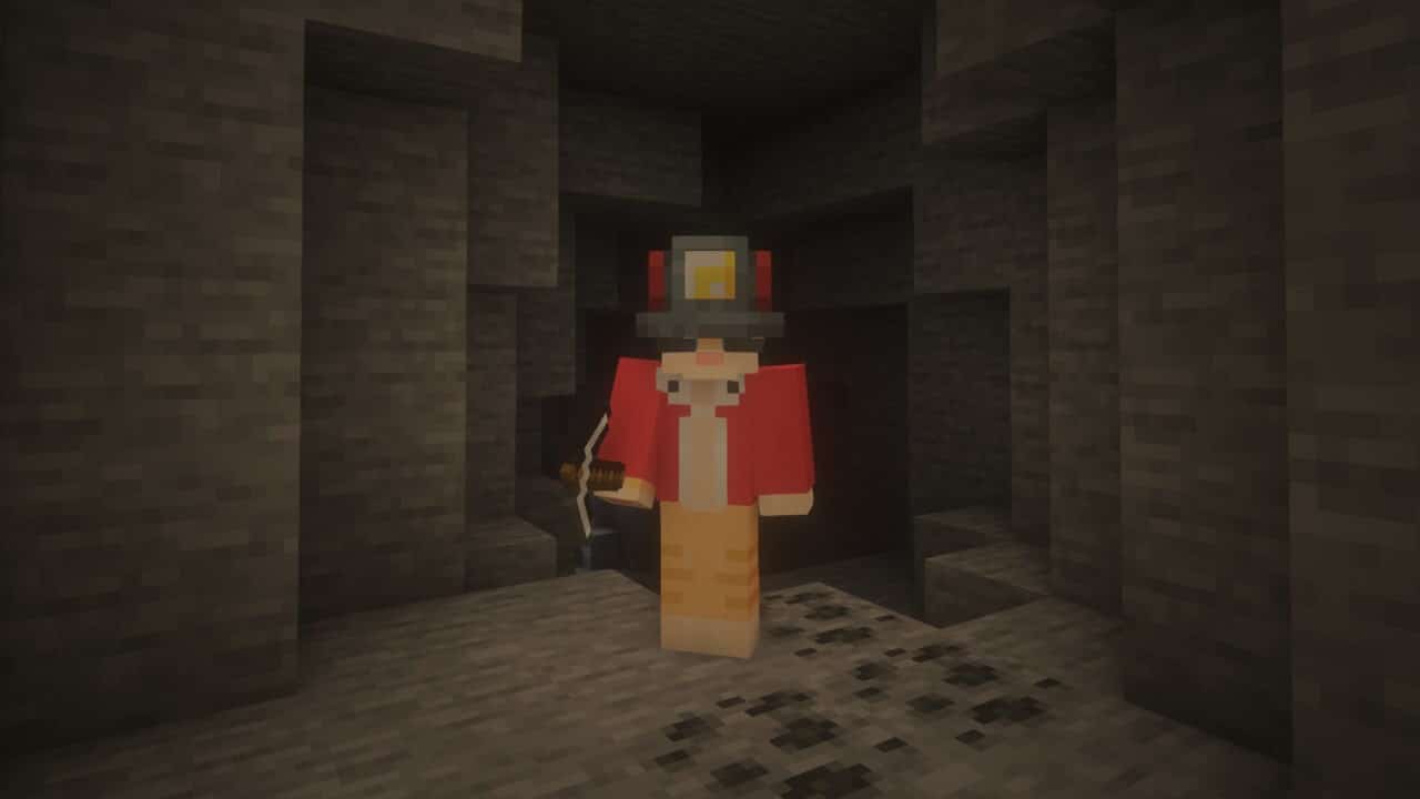 Minecraft 鉱夫のヘルメット