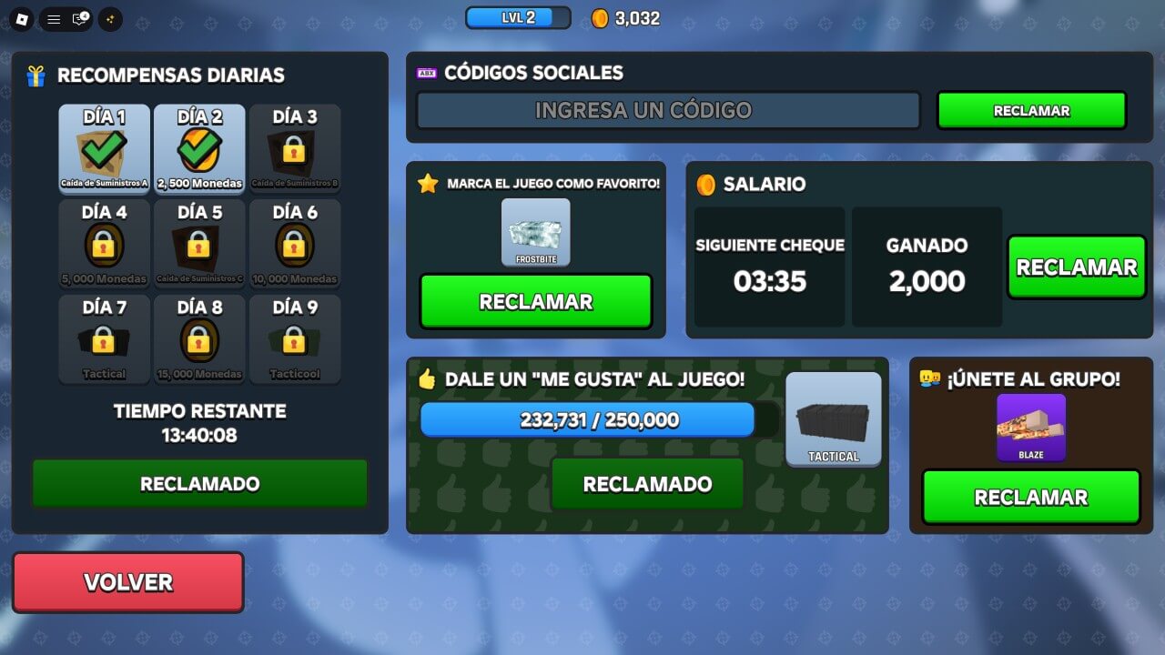 Cómo introducir códigos en Arena de Combate