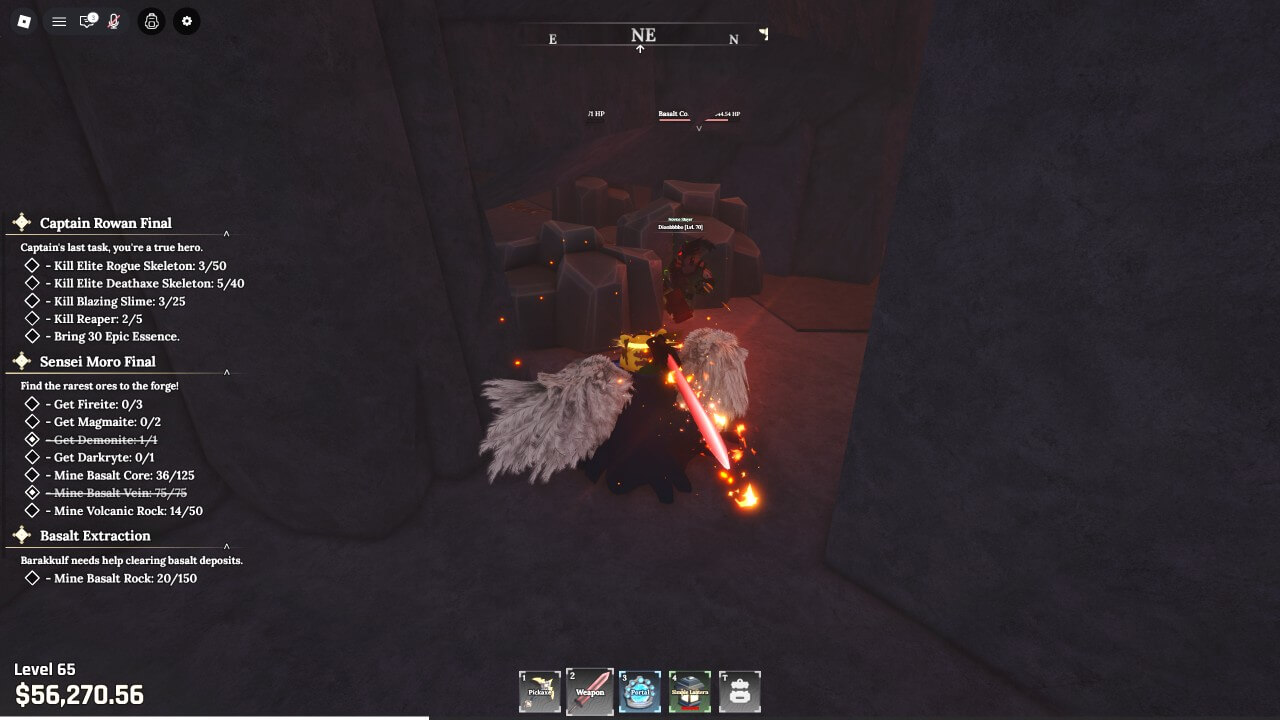 현무암 핵 오토 채굴 위치