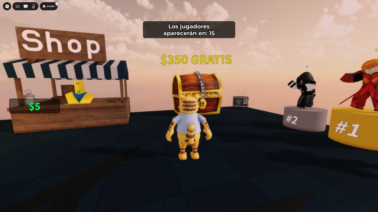 Lobby de Tiro a Ciegas