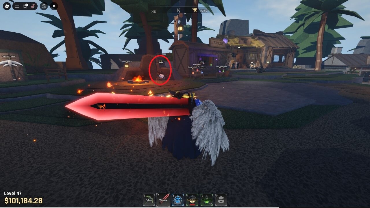 잃어버린 기타 퀘스트 받기