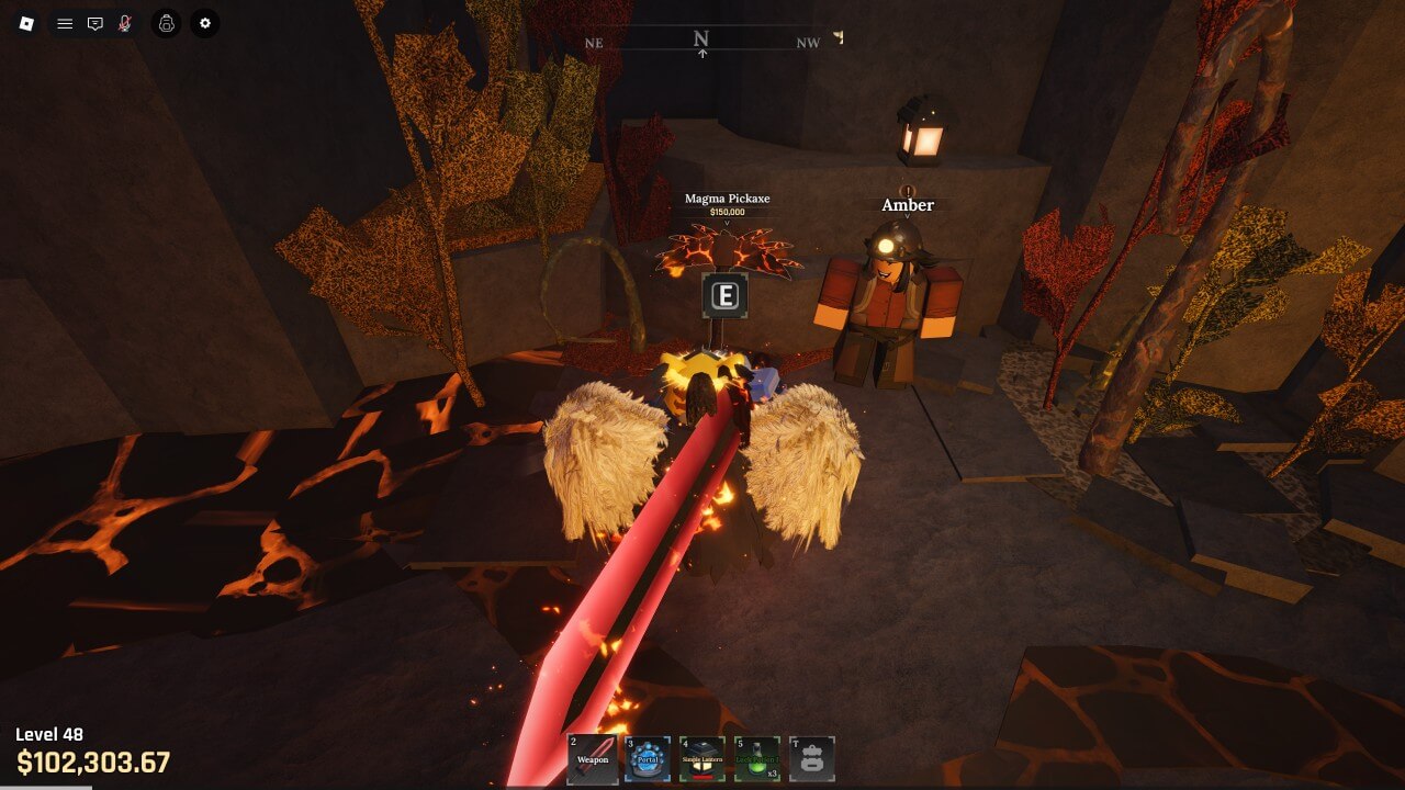 마그마 곡괭이 위치