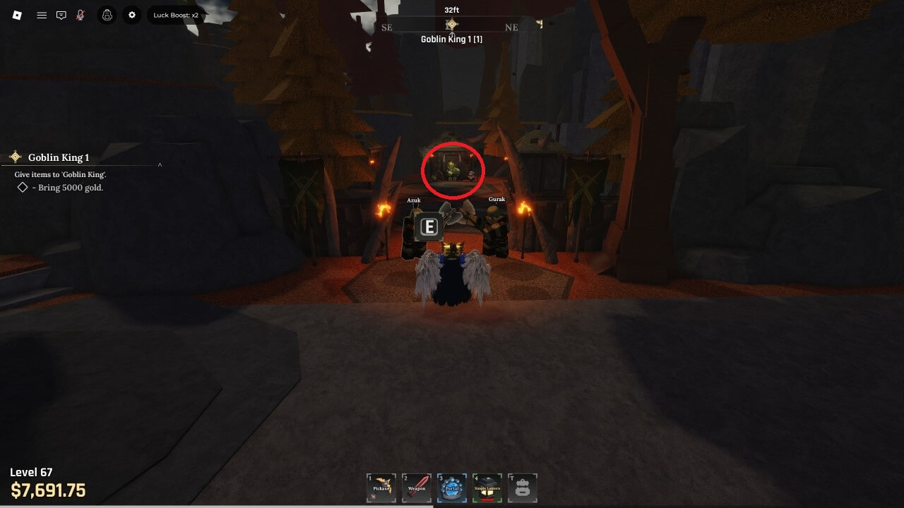 고블린 킹 위치